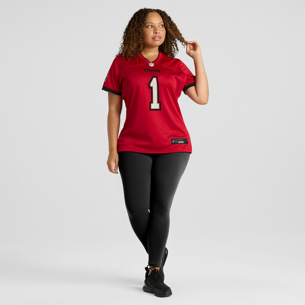 Number 1 Bride  Women's Game Jersey - Tampa Bay Buccaneers