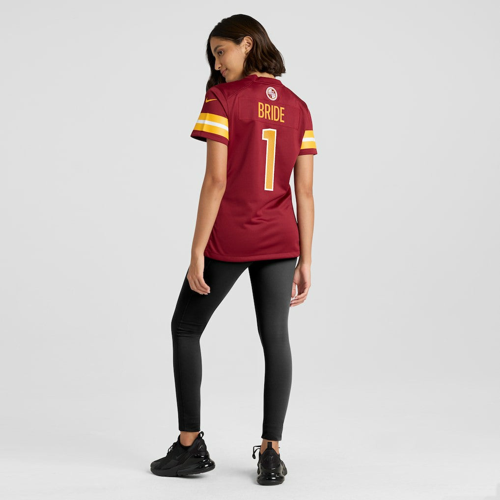 Number 1 Bride  Women's Game Jersey - Washington Commanders