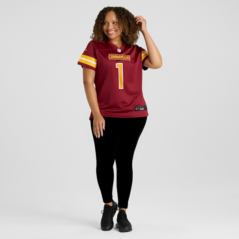 Number 1 Bride  Women's Game Jersey - Washington Commanders