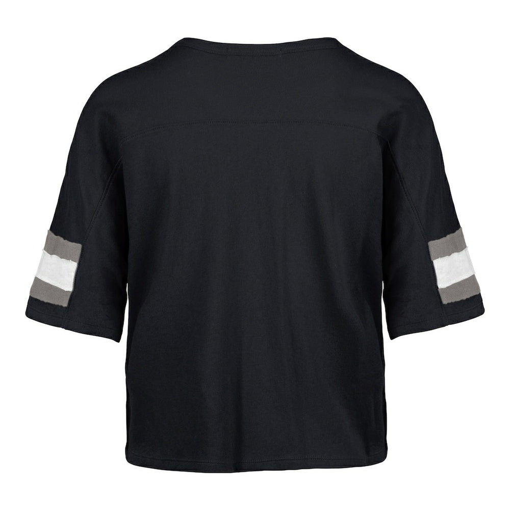 '47 Women's Double Header Scout Cropped V-Neck T-Shirt - Dallas Cowboys