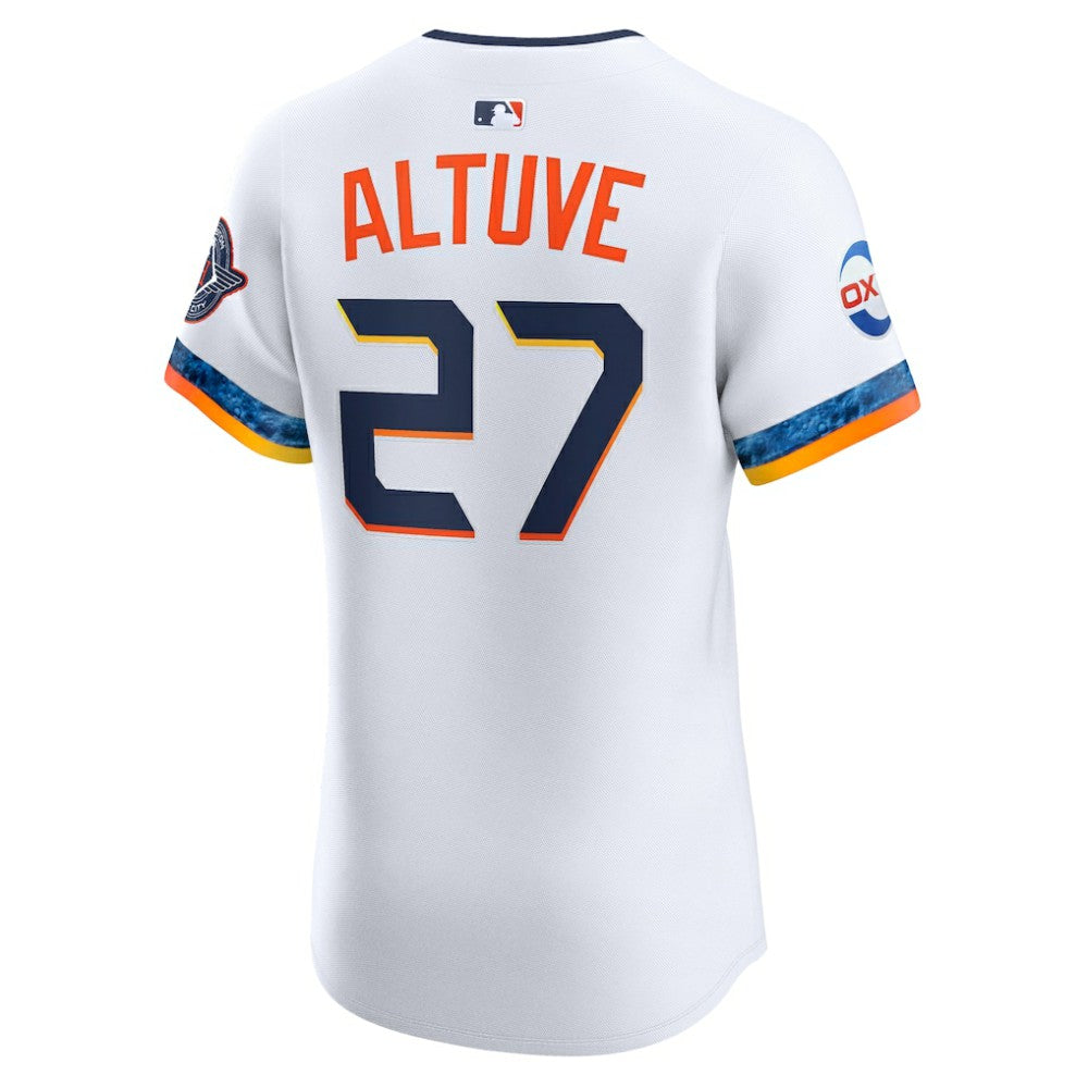 MLB Jose Altuve Houston Astros Nike 2025 City Connect Elite Player Jersey