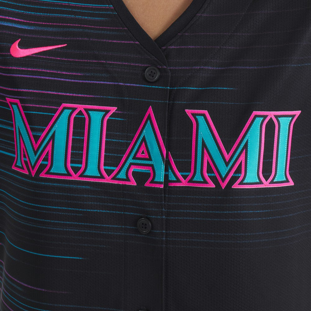 MLB Miami Marlins Nike Women's 2025 City Connect Limited Jersey