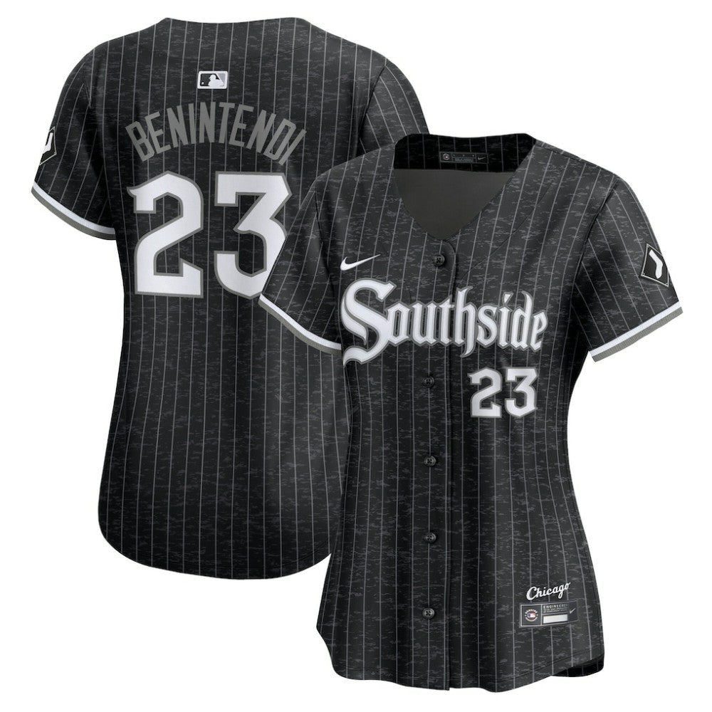 MLB Andrew Benintendi Chicago White Sox Nike Women's City Connect Limited Jersey