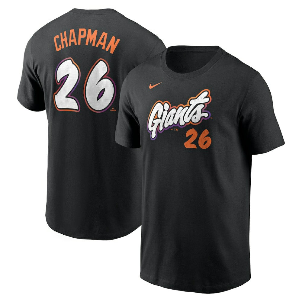 MLB Matt Chapman San Francisco Giants Nike 2025 City Connect Fuse Name & Number T-Shirt