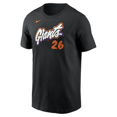 MLB Matt Chapman San Francisco Giants Nike 2025 City Connect Fuse Name & Number T-Shirt