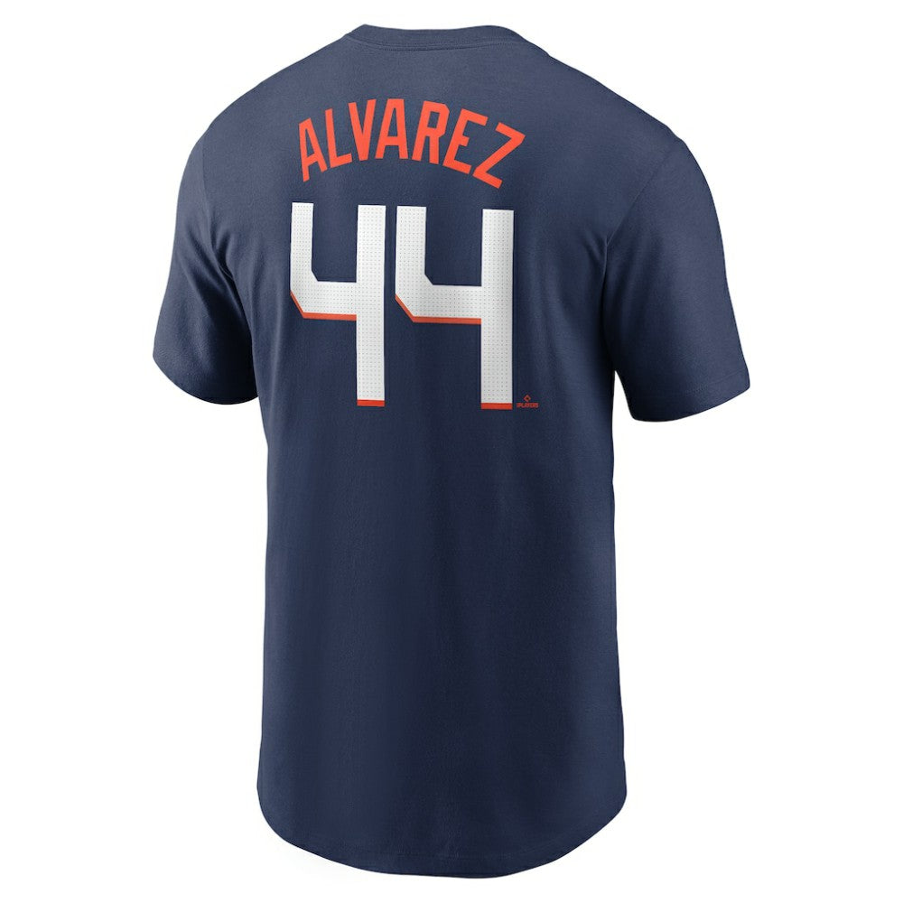 MLB Yordan Alvarez Houston Astros Nike 2025 City Connect Fuse Name & Number T-Shirt