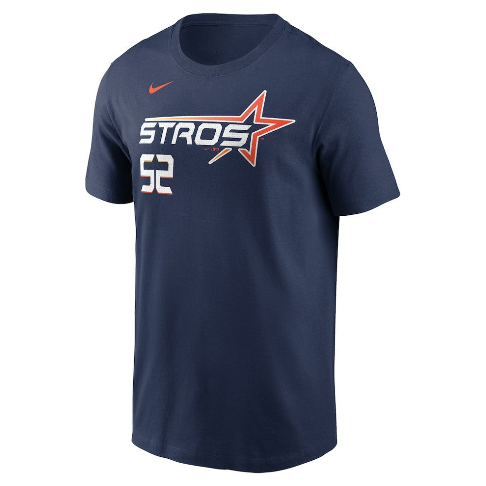 MLB Bryan Abreu Houston Astros Nike 2025 City Connect Fuse Name & Number T-Shirt