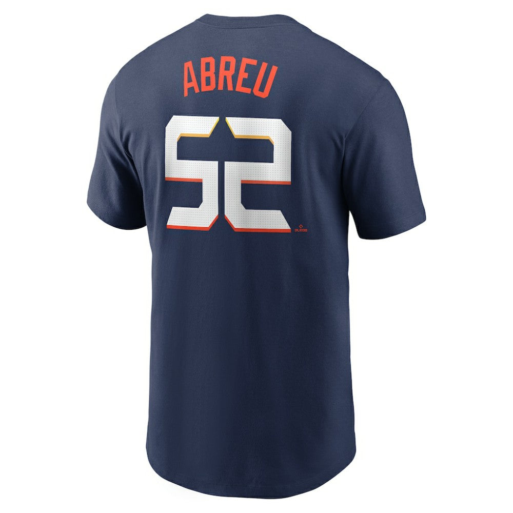 MLB Bryan Abreu Houston Astros Nike 2025 City Connect Fuse Name & Number T-Shirt