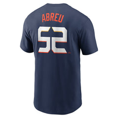 MLB Bryan Abreu Houston Astros Nike 2025 City Connect Fuse Name & Number T-Shirt