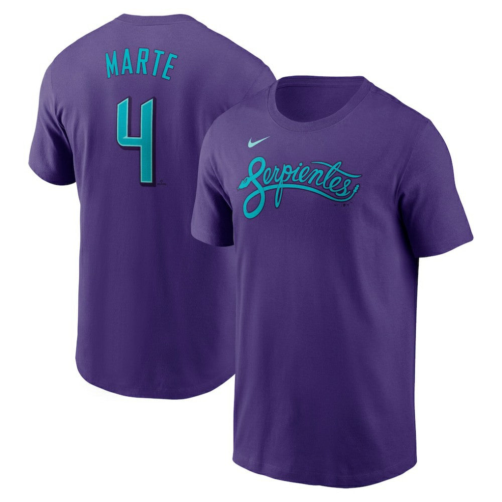 MLB Ketel Marte Arizona Diamondbacks Nike 2025 City Connect Fuse Name & Number T-Shirt