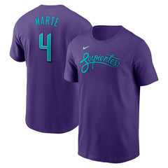 MLB Ketel Marte Arizona Diamondbacks Nike 2025 City Connect Fuse Name & Number T-Shirt