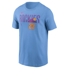 MLB Kris Bryant Colorado Rockies Nike 2025 City Connect Fuse Name & Number T-Shirt