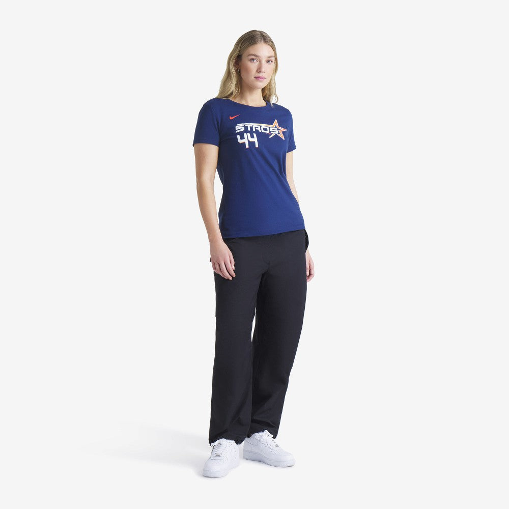 MLB Yordan Alvarez Houston Astros Nike Women's 2025 City Connect Fuse Name & Number T-Shirt