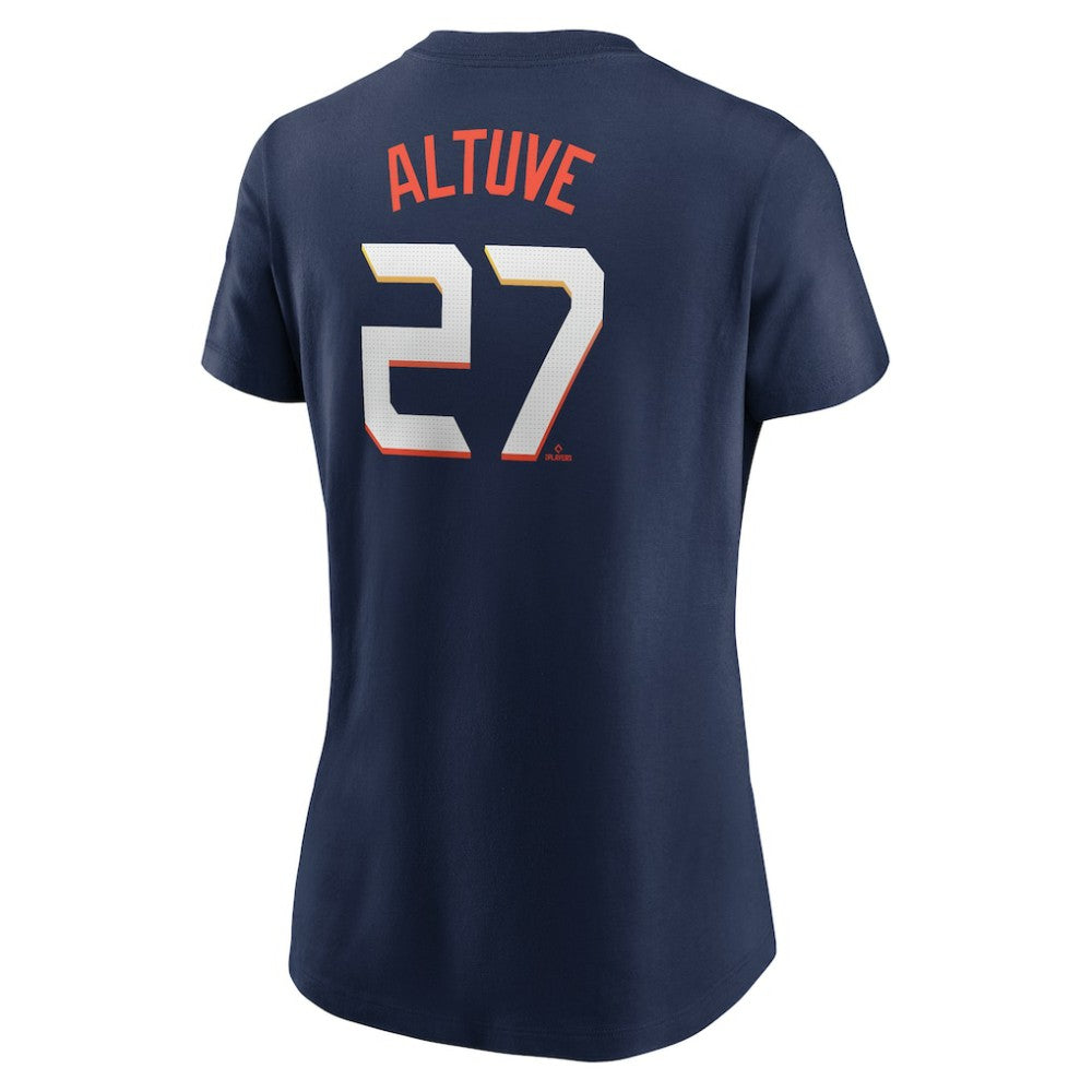 MLB Jose Altuve Houston Astros Nike Women's 2025 City Connect Fuse Name & Number T-Shirt