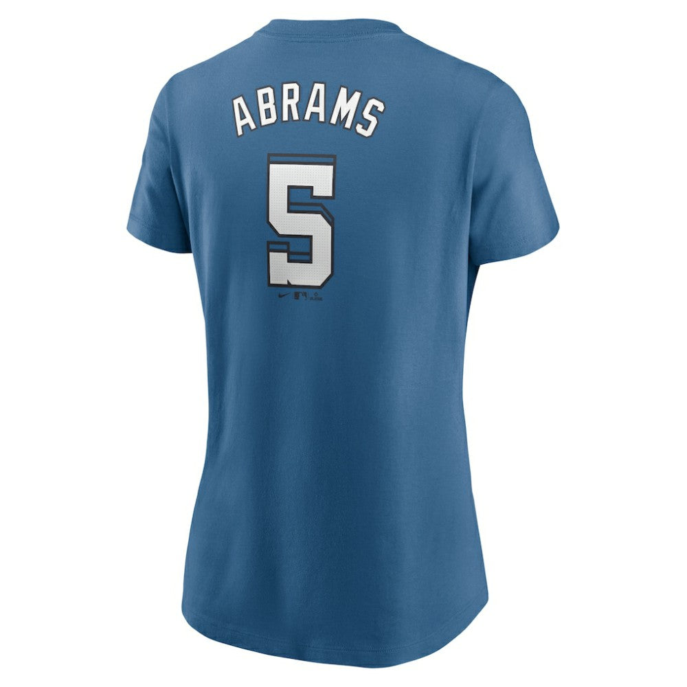 MLB CJ Abrams Washington Nationals Nike Women's 2025 City Connect Fuse Name & Number T-Shirt