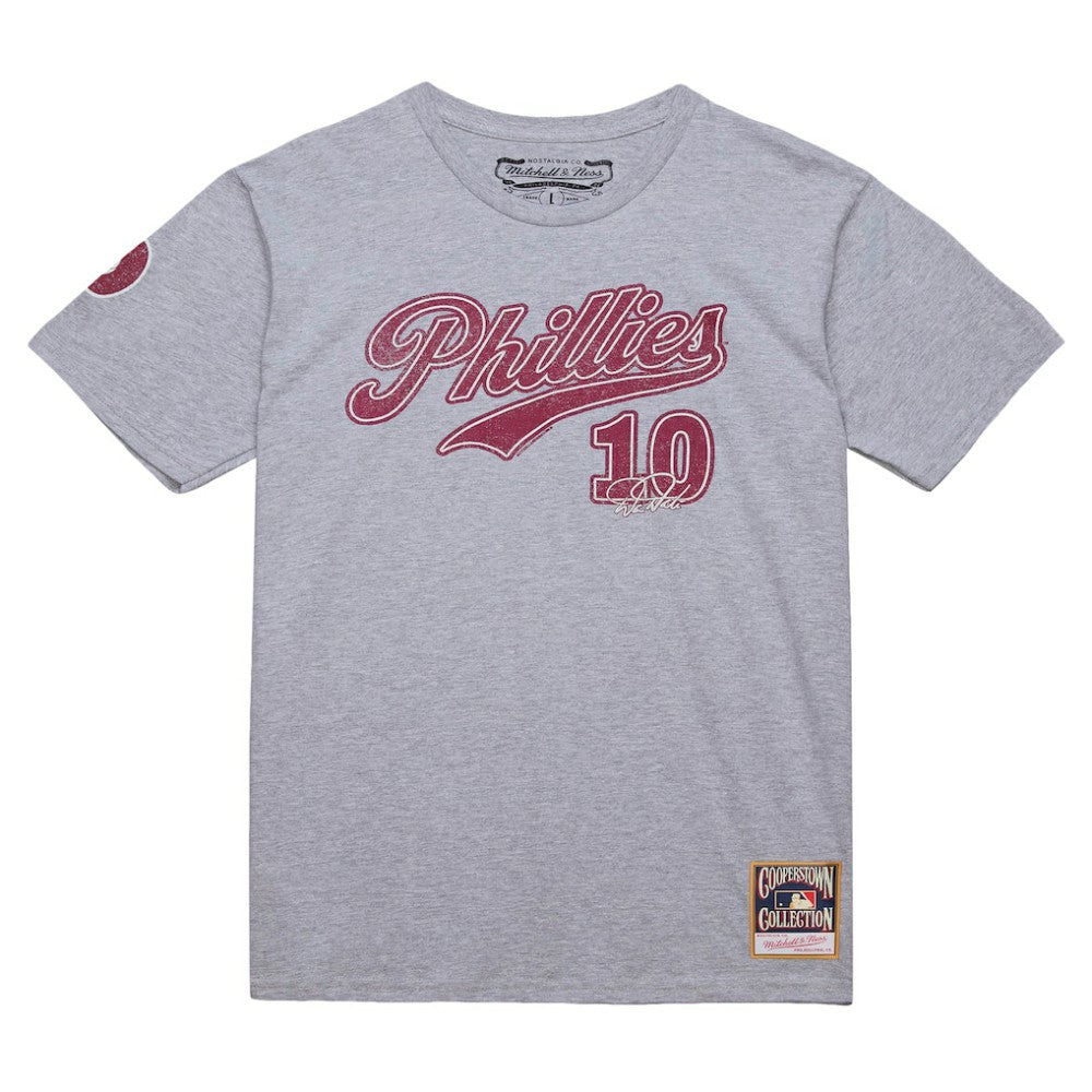MLB Darren Daulton Philadelphia Phillies Mitchell & Ness Cooperstown Collection Player T-Shirt