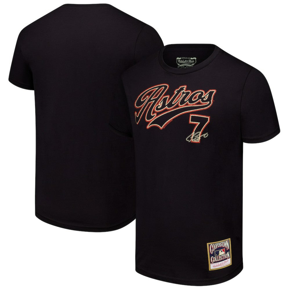 MLB Craig Biggio Houston Astros Mitchell & Ness Cooperstown Collection Player T-Shirt