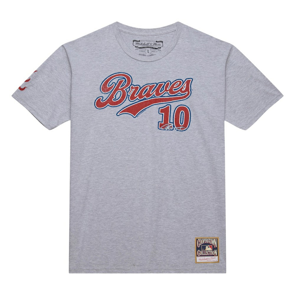 MLB Chipper Jones Atlanta Braves Mitchell & Ness Cooperstown Collection Player T-Shirt