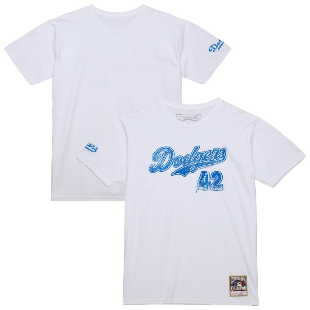 MLB Jackie Robinson Los Angeles Dodgers Mitchell & Ness Cooperstown Collection Player T-Shirt