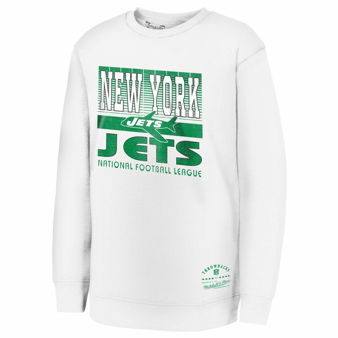 Youth Retro Big Game Fleece Pullover Sweatshirt - New York Jets
