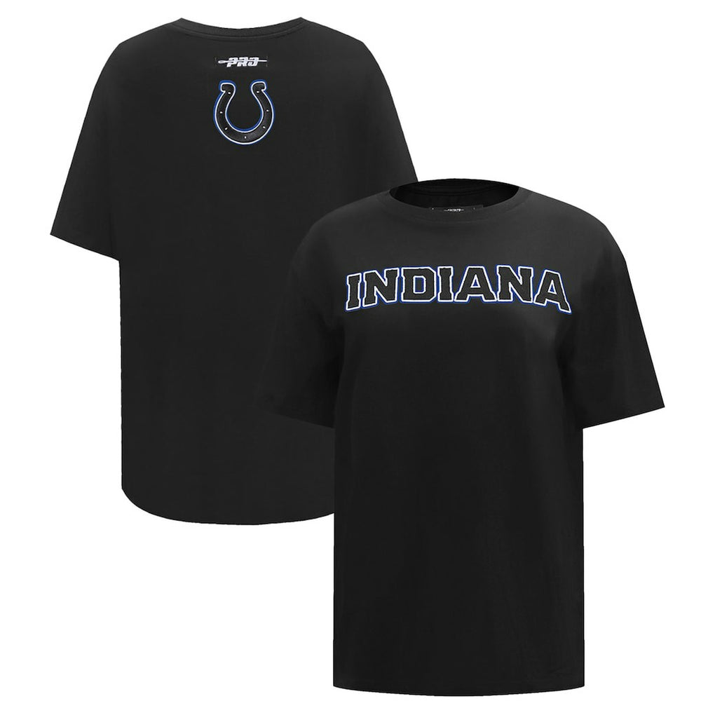 Pro Standard Women's Indiana Nights Colts Oversized T-Shirt - Indianapolis Colts