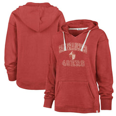 '47 Women's Plus Size Clarity Kennedy Pullover Hoodie - San Francisco 49ers