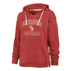 '47 Women's Plus Size Clarity Kennedy Pullover Hoodie - San Francisco 49ers