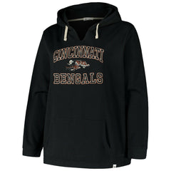 '47 Women's Plus Size Clarity Kennedy Pullover Hoodie - Cincinnati Bengals