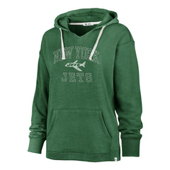 '47 Women's Plus Size Clarity Kennedy Pullover Hoodie - New York Jets