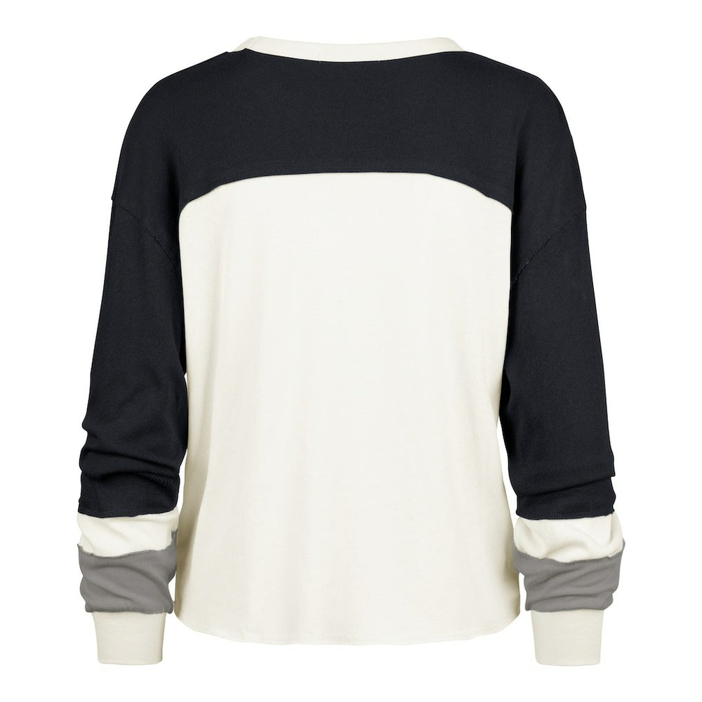 '47 Women's Plus Size Double Header Curve Toni Long Sleeve T-Shirt - Dallas Cowboys