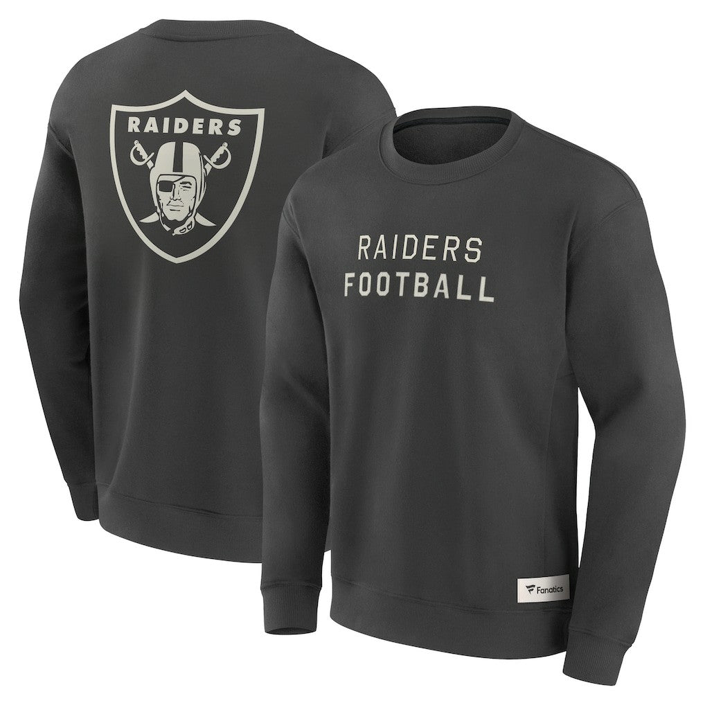 Elements Future Ground Lettering Pullover Sweatshirt - Las Vegas Raiders