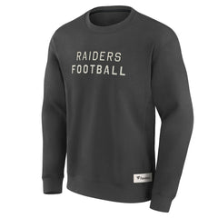 Elements Future Ground Lettering Pullover Sweatshirt - Las Vegas Raiders