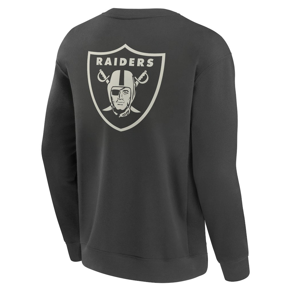 Elements Future Ground Lettering Pullover Sweatshirt - Las Vegas Raiders