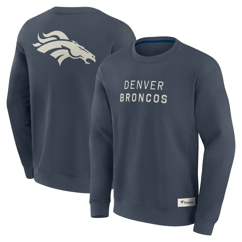 Elements Future Ground Lettering Pullover Sweatshirt - Denver Broncos