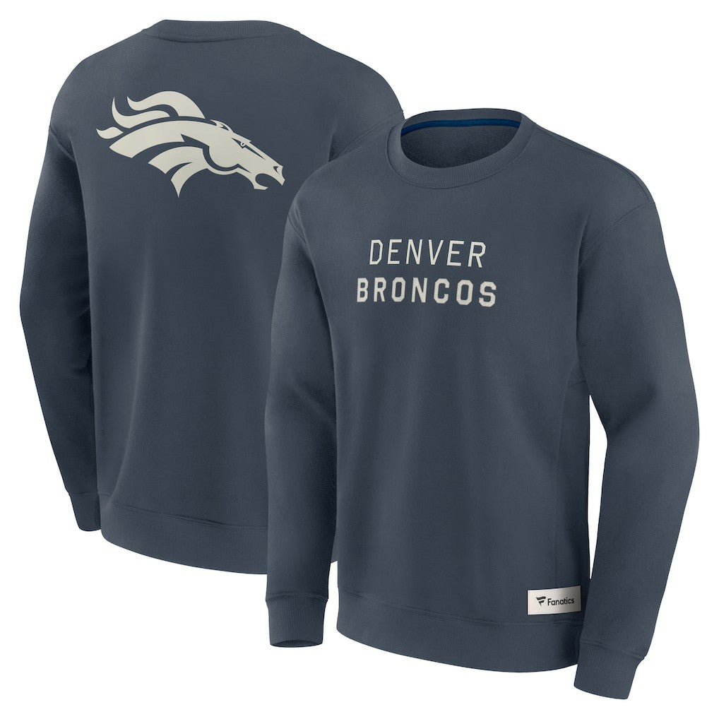 Elements Future Ground Lettering Pullover Sweatshirt - Denver Broncos