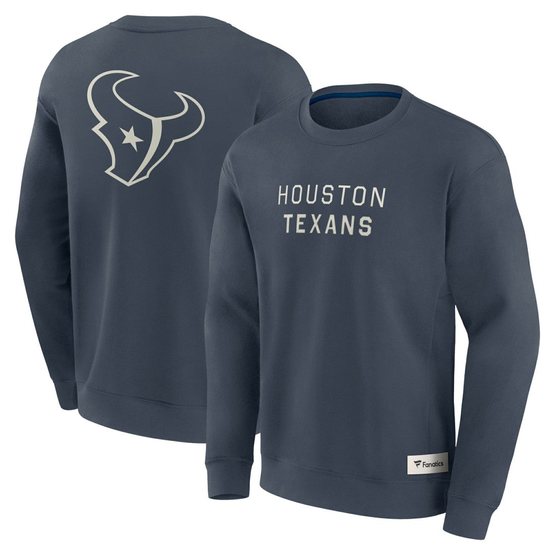 Elements Future Ground Lettering Pullover Sweatshirt - Houston Texans