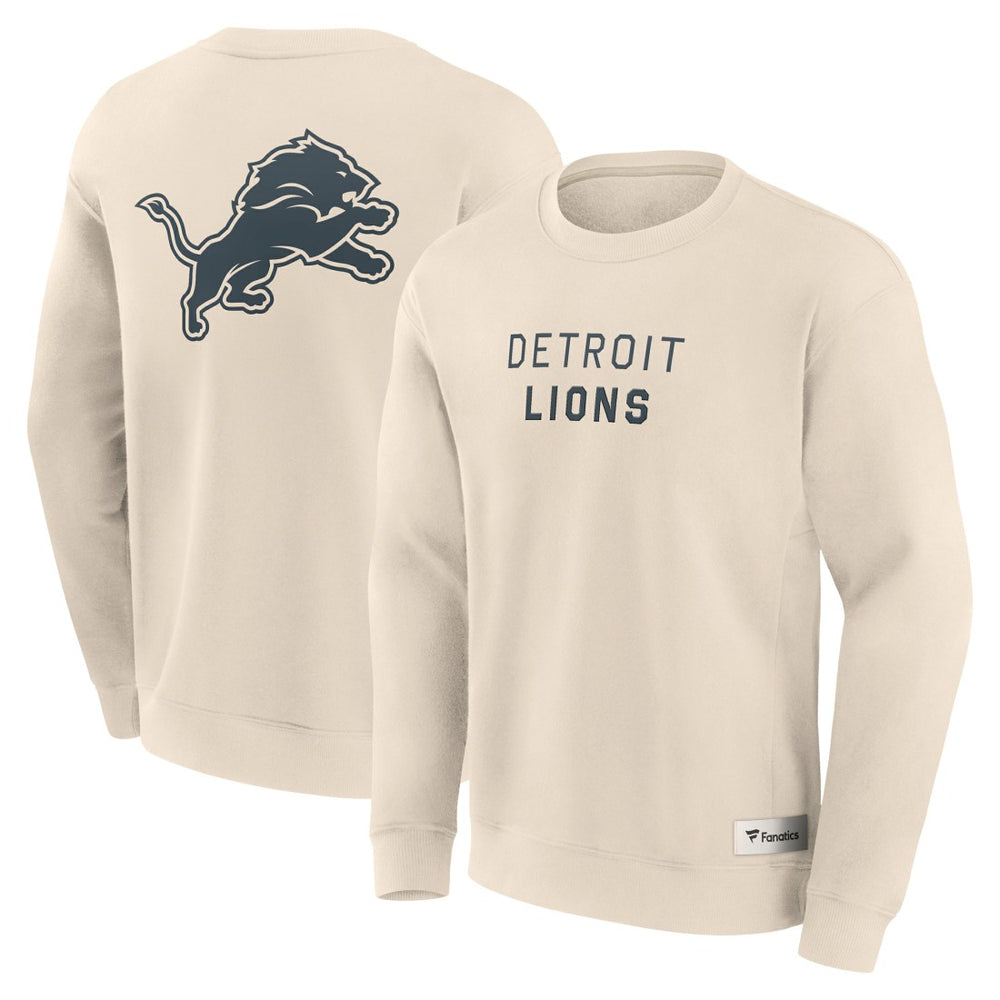 Elements Future Ground Lettering Pullover Sweatshirt - Detroit Lions