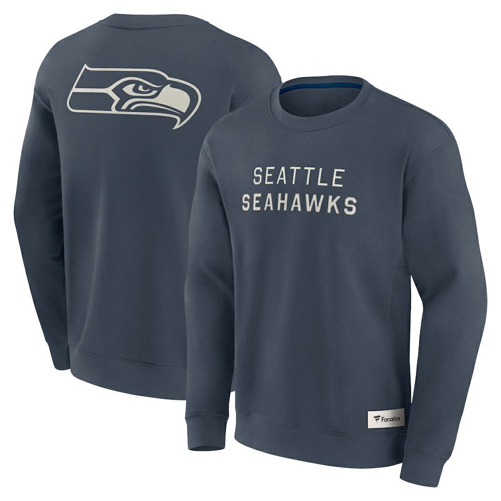 Elements Future Ground Lettering Pullover Sweatshirt - Seattle Seahawks