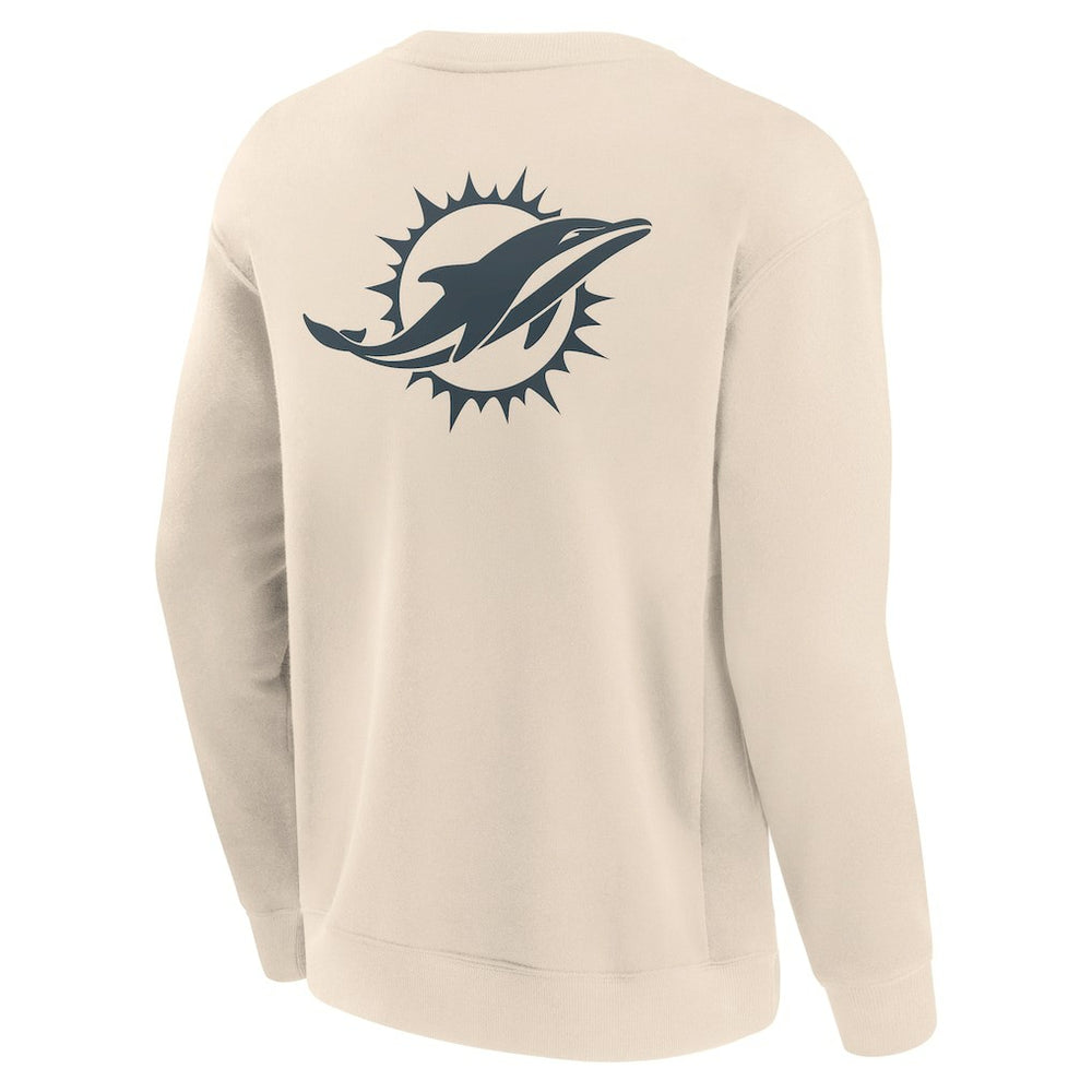 Elements Future Ground Lettering Pullover Sweatshirt - Miami Dolphins