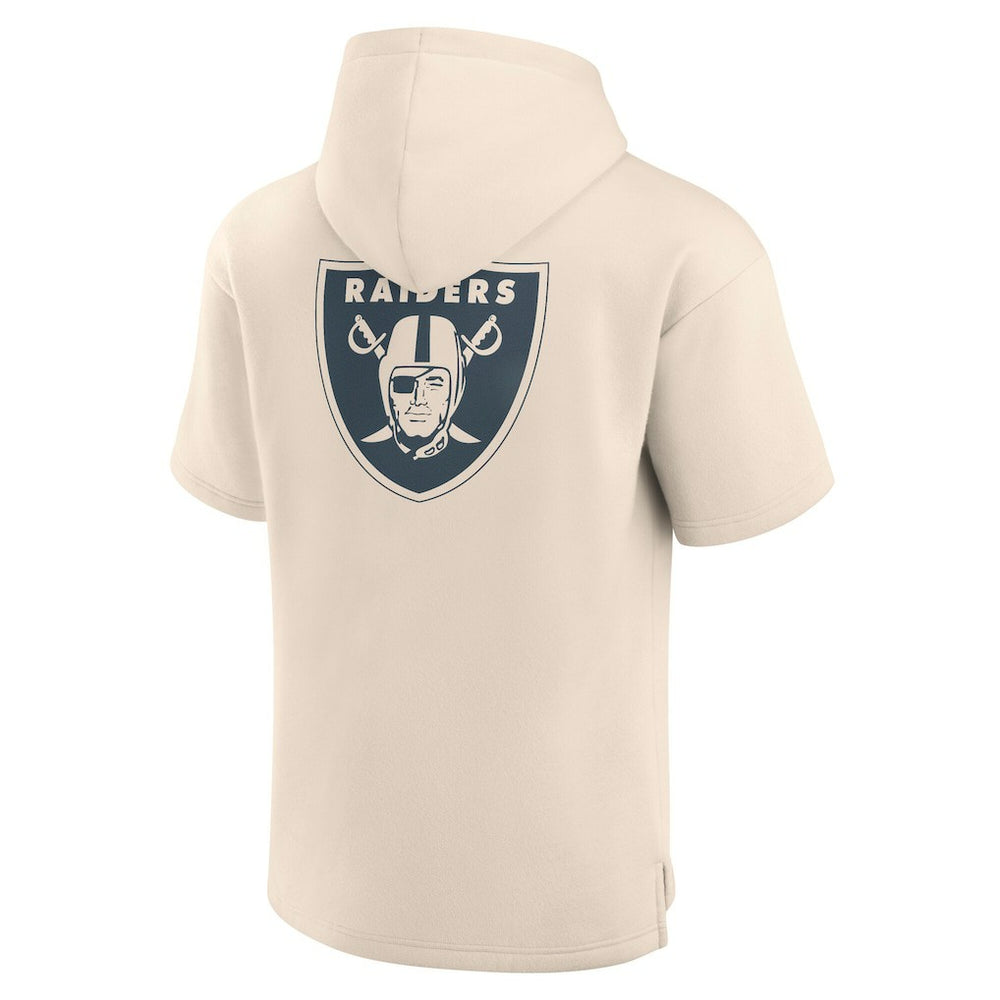 Elements Future Ground Lettering Short Sleeve Pullover Hoodie - Las Vegas Raiders