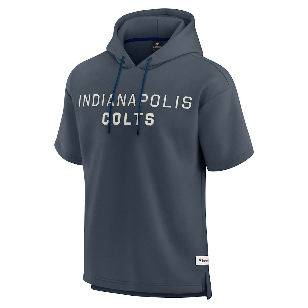 Elements Future Ground Lettering Short Sleeve Pullover Hoodie - Indianapolis Colts