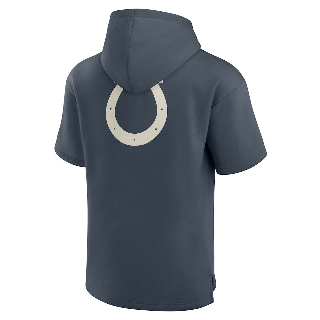 Elements Future Ground Lettering Short Sleeve Pullover Hoodie - Indianapolis Colts