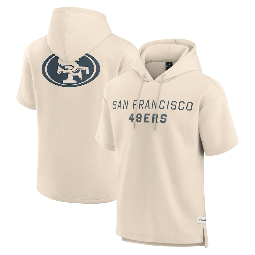Elements Future Ground Lettering Short Sleeve Pullover Hoodie - San Francisco 49ers