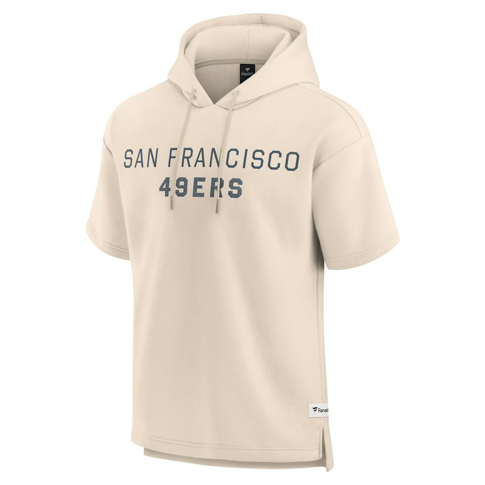 Elements Future Ground Lettering Short Sleeve Pullover Hoodie - San Francisco 49ers