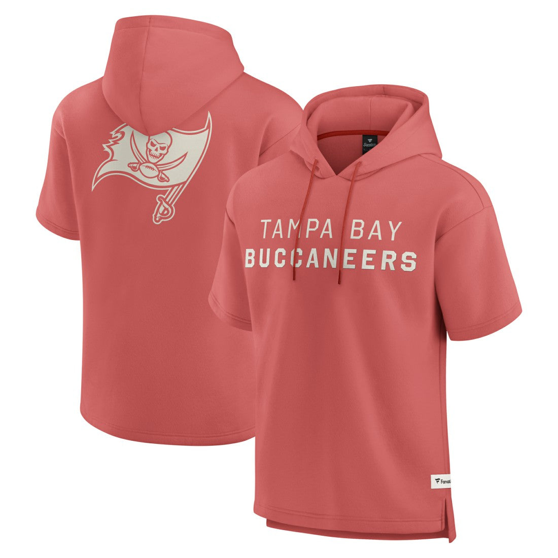 Elements Future Ground Lettering Short Sleeve Pullover Hoodie - Tampa Bay Buccaneers