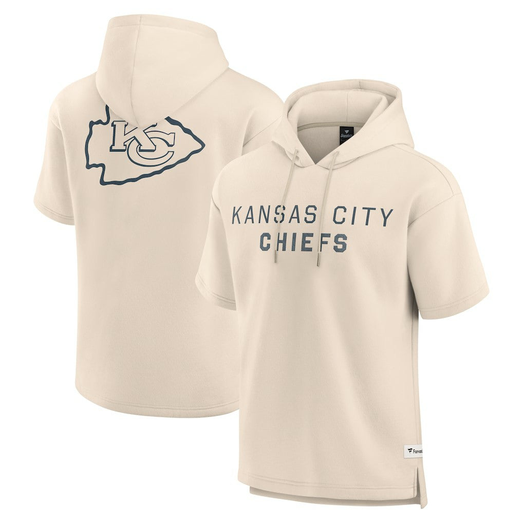 Elements Future Ground Lettering Short Sleeve Pullover Hoodie - Kansas City Chiefs