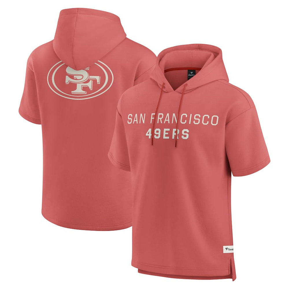 Elements Future Ground Lettering Short Sleeve Pullover Hoodie - San Francisco 49ers