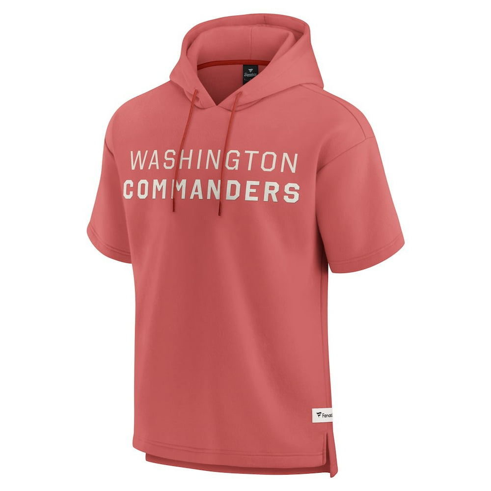 Elements Future Ground Lettering Short Sleeve Pullover Hoodie - Washington Commanders