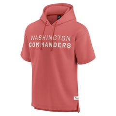 Elements Future Ground Lettering Short Sleeve Pullover Hoodie - Washington Commanders