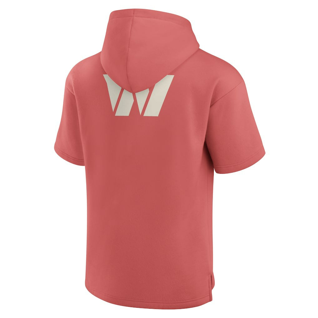 Elements Future Ground Lettering Short Sleeve Pullover Hoodie - Washington Commanders